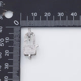 18K Gold pvd Lobster Clasp 11x21mm, Carabiner Lock Connector, Spring Push Gate Finding Bracelet - Tarnish Resistant