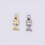 18K Gold PVD Fish Charm - Tarnish Resistant