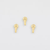 18K Gold pvd Key Charm - Tarnish Resistant