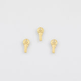 18K Gold PVD Key Charm - Tarnish Resistant