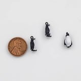 18K Gold PVD Penguin enamel - Tarnish Resistant