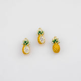 18K Gold PVD Pineapple fruit Charm - Tarnish Resistant