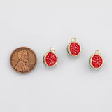 18K Gold PVD Watermelon fruit Charm - Tarnish Resistant
