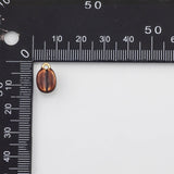 18K Gold PVD Coffee bean fruit Charm - Tarnish Resistant