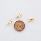 18K Gold PVD High heel shoes woman's shoe Charm C - Tarnish Resistant