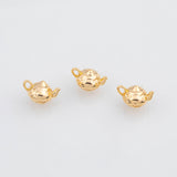 18K Gold PVD Teapot tea pot Charm - Tarnish Resistant