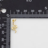 18K Gold PVD Snake Charm - Tarnish Resistant