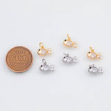 18K Gold PVD Fish charm - Tarnish Resistant