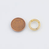 18K Gold PVD Carabiner snap clasp - Tarnish Resistant