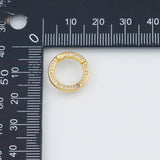 18K Gold PVD Carabiner snap clasp - Tarnish Resistant