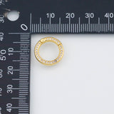 18K Gold PVD Carabiner snap clasp - Tarnish Resistant