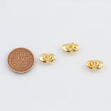 18K Gold PVD Cowboy Hat Hats Charms 12x6mm s White Gold Charms - Tarnish Resistant