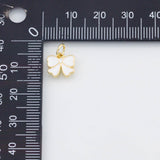 18K Gold PVD Enamel butterfly charm 9x10mm 22k pendant charms - Tarnish Resistant