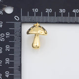 18K Gold PVD Mushroom charm - Tarnish Resistant
