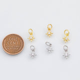 18K Gold PVD North Star charm - Tarnish Resistant