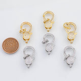 18K Gold PVD Lobster Clasp charm - Tarnish Resistant