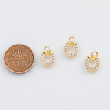18K Gold PVD Horseshoe charm - Tarnish Resistant