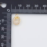 18K Gold PVD Horseshoe charm - Tarnish Resistant