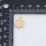 18K Gold PVD Apple fruit charm - Tarnish Resistant