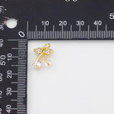 18K Gold PVD Cherry Charm 11x12mm Charm s White Gold Charms - Tarnish Resistant