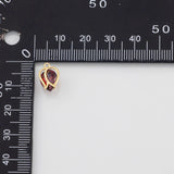 18K Gold PVD Rose flower - Tarnish Resistant