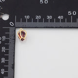 18K Gold PVD Rose flower - Tarnish Resistant