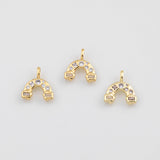 18K Gold PVD Rainbow Charm - Tarnish Resistant
