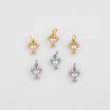 Gold PVD Plated Lobster Charms 8x10mm Tarnish Resistant