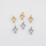 Gold PVD Plated Lobster Charms 8x10mm Tarnish Resistant