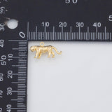 Tiger Charm Gold PVD Plated Tarnish Resistant