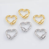 18K Gold PVD Carabiner Screw Clasp - Tarnish Resistant
