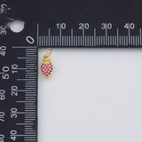 Carrot Charm 18K Gold PVD Ion Plated Tarnish Resistant