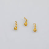 18K Gold PVD Dainty Pineapple Fruit Charm 5x8mm s Gold Charms - Tarnish Resistant