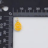 18K Gold PVD Easter Egg Charm s Gold Charms - Tarnish Resistant