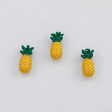 18K Gold PVD Pineapple Fruit Charm 8x18mm s Gold Charms - Tarnish Resistant