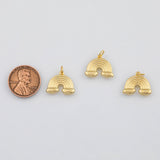 18K Gold PVD Rainbow charm - Tarnish Resistant