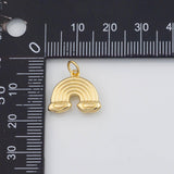 18K Gold PVD Rainbow charm - Tarnish Resistant