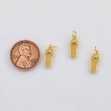 18K Gold PVD Sals flip flop charm - Tarnish Resistant