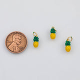 18K Gold PVD Pineapple fruit charm - Tarnish Resistant