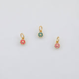 18K Gold PVD Orange lemon lime fruit charm - Tarnish Resistant