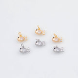 18K Gold pvd Fish charm - Tarnish Resistant
