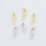 18K Gold PVD Italian Chili Pepper charm - Tarnish Resistant
