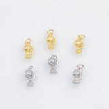 18K Gold PVD 3d globe charm 13x8mm map earth pendant charms - Tarnish Resistant