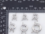 18K Silver PVD Sailor Clasp 10mm 11mm 13mm 15mm 17mm 20mm Round Lobster Clasp - 11mm 22K - Tarnish Resistant