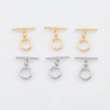 18K Gold PVD Toggle Clasp 10mm 14mm 22k s Gold Charms - Tarnish Resistant