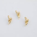 18K Gold PVD Banana Fruit Charm 7x17mm s Gold Charms - Tarnish Resistant