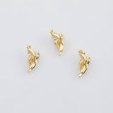 18K Gold PVD Banana Fruit Charm 7x17mm s Gold Charms - Tarnish Resistant