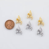 18K Gold PVD Cat Charm9x11mm7x10mm s Gold Charms - Tarnish Resistant