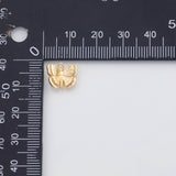 18K Gold PVD Butterfly Charm 10mm Charm s Gold Charms - Tarnish Resistant