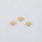 18K Gold pvd Bee Charm 10x8mm s Gold Charms - Tarnish Resistant
